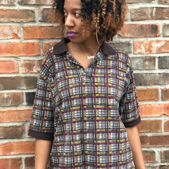 Vintage Tops - 🚨🚨🚨90’s inspired tribal polo